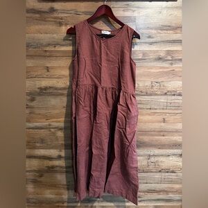 Sleeveless Mauve Dress